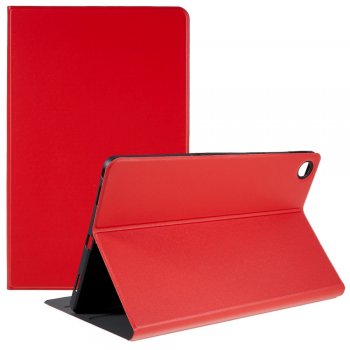 Lenovo Tab M10 Plus (3rd Gen) 10.6" (TB125FU, TB128FU) PU Leather Protection Case Cover, Red | Vāks Apvalks Pārvalks...