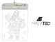 Malatec 3D LED Window Stained Glass, Santa Claus
