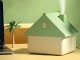House-Shaped Air Humidifier & Aroma Diffuser, 1L, USB, Green