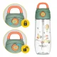 4FIZJO bērnu ūdens pudele BALONY 550 ml, daudzkrāsaina