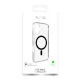 Puro iPhone 17 Case Lite Mag with MagSafe, Transparent with Black Ring