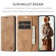 Samsung Galaxy A55 ( SM-A556B/DS ) CASEME Wallet Magnetic Leather Case Cover, Brown