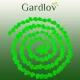 Spīdošie dārza akmeņi, 100 gab. komplekts, zaļi