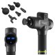 4Fizjo MASSAGE GUN PRO+ Massage Gun, 250W, 6 Attachments