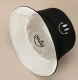 Divpusēja bucket hat cepure BQ46C, melna / balta