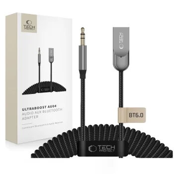 Tech-Protect Ultraboost AU04 Bluetooth 6.0 AUX-adapter, hall
