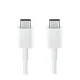 Samsung EP-DX310JWE USB-C uz USB-C kabelis 3A 1.8m, balts