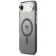 Guess IML Gradient Triangle Logo MagSafe vāciņš iPhone Air, melns
