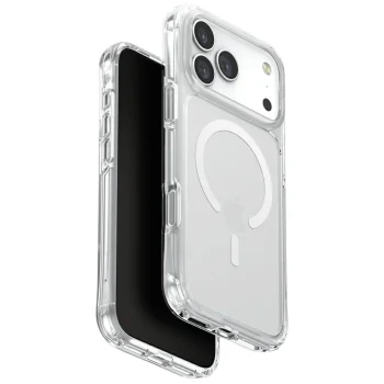 Uniq LifePro Xtreme Magclick vāciņš iPhone 17 Pro Max, caurspīdīgs ar mirdzumu
