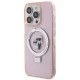 Чехол Karl Lagerfeld для iPhone 15 Pro Ring Stand Karl & Choupette MagSafe, розовый