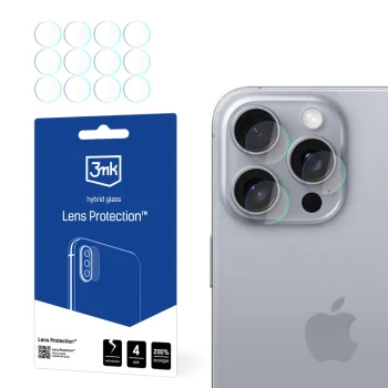3mk Lens Protection hibrīda aizsargstikls iPhone 16 Pro kamerai