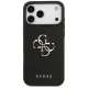 Guess iPhone 17 Pro Max vāciņš Grained Big 4G & Classic Logo, melns