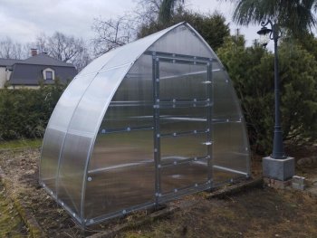 Siltumnīca Klasika Arrow 3X2M (6M2) Ar 4Mm Polikarbonāta Pārklājumu