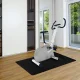 Aizsargpaklājs grīdai zem krēsla, paliktnis grīdas segumam, laminātam - 140x100, Melns | Floor Protection Mat