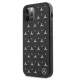 Mercedes iPhone 12 Pro Max vāciņš Silver Stars Pattern, melns