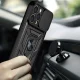 Hybrid Armor Camshield Case for iPhone 14 Pro Max, Black