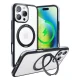 Torras Ostand R Fusion vāciņš priekš iPhone 16 Pro Max, melns