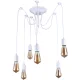 Griestu lampa ar 6 zariem, balta