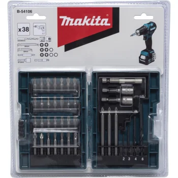 Makita B-54106 urbju un uzgaļu komplekts, 38 gab.