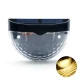 Solar Wall Garden LED Lights, 8 Pcs