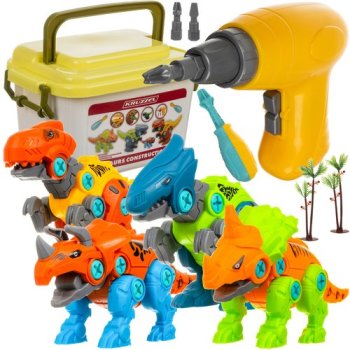 Kruzzel 00024723 Construction Set - Dinosaurs (4 in 1)