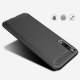 Samsung Galaxy A70 (SM-A705F) Carbon Fiber TPU Case - Black | Telefona vāciņš, Melns