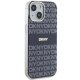 DKNY iPhone 15 vāciņš IML Mono & Stripe MagSafe, zils