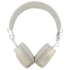 Беспроводные накладные наушники Guess GUBH70PGTSPSE ENC Bluetooth 5.3, бежевые