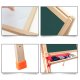 Children\'s Double-Sided Adjustable Height Magnetic Drawing Board Blackboard with Accessories (Crayons, Letters,...