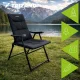 Trizand Folding Camping Chair with Backrest, 59x70x91cm