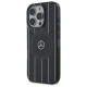 Чехол Mercedes для iPhone 16 Pro Double Layer Crossed Lines MagSafe, черный