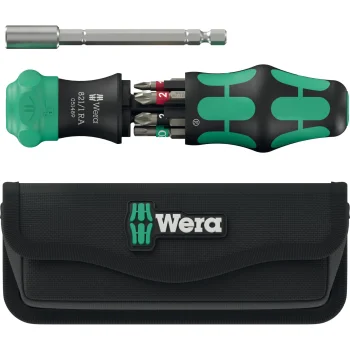 Ratchet Screwdriver Wera Kraftform Kompakt 28 RA 1 with Bag