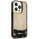 Чехол Guess для iPhone 14 Pro Liquid Glitter 4G Translucent, черный