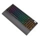 Royal Kludge RK96 RGB mehāniskā tastatūra klaviatūra ar apgaismojumu Bluetooth/USB, melns | Wireless Mechanical...