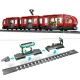 Конструктор LEGO City 60423 Downtown Streetcar and Station (Трамвай и остановка)