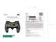 Ikonka Gamepad folijas balons, 72x52 cm, melns
