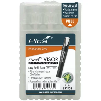 Pica VISOR permanent marķiera rezerves krītiņi 10 mm, balti