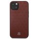 Чехол Mercedes для iPhone 13 mini Leather Stars Pattern, красный