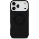 Mercedes Silicone Vintage Logo MagSafe vāciņš iPhone 17 Pro Max, melns