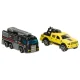 Police parking and fuel station playset, 54 pieces