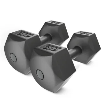 Битумные гантели 4Fizjo 2 x 4 кг, серые