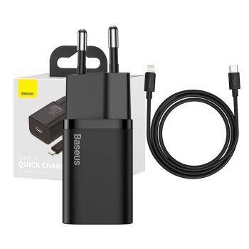 Ātrais Lādētājs Baseus Super Si 1C 20W Lightning Kabelis