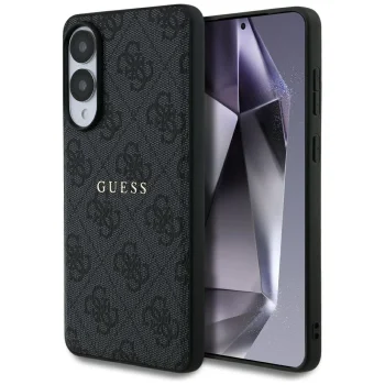 Чехол Guess для Samsung Galaxy S25 Edge 4G Ring Classic Logo MagSafe, черный