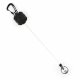 Heavy Duty Retractable Keychain with 82cm Cord 2 Pieces