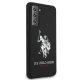 Samsung Galaxy S21+ Plus (SM-G996B) US Polo Silicone Logo Case Cover (USHCS21MSLHRBK), Black | Telefona Maciņš Vāks...