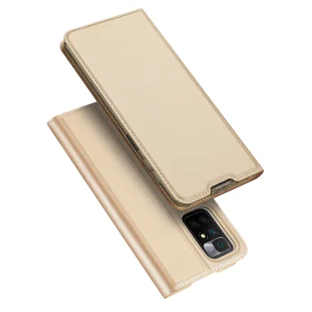 Чехол-книжка Dux Ducis Skin Pro для Xiaomi Redmi 10 золотистый
