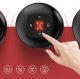 Electric Rechargeable Vacuum Massage Bubble Jar, Black