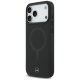 Mercedes iPhone 17 Pro Max vāciņš Plain Smooth Leather MagSafe, melns