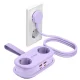 Orico AP3 65W GaN pagarinātājs 2x AC + 2x USB-A + 2x USB-C, violets