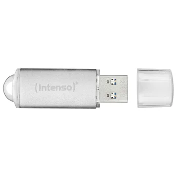 USB-флешка Intenso Jet Line 64 ГБ USB 3.2 Gen 1x1, серебристая